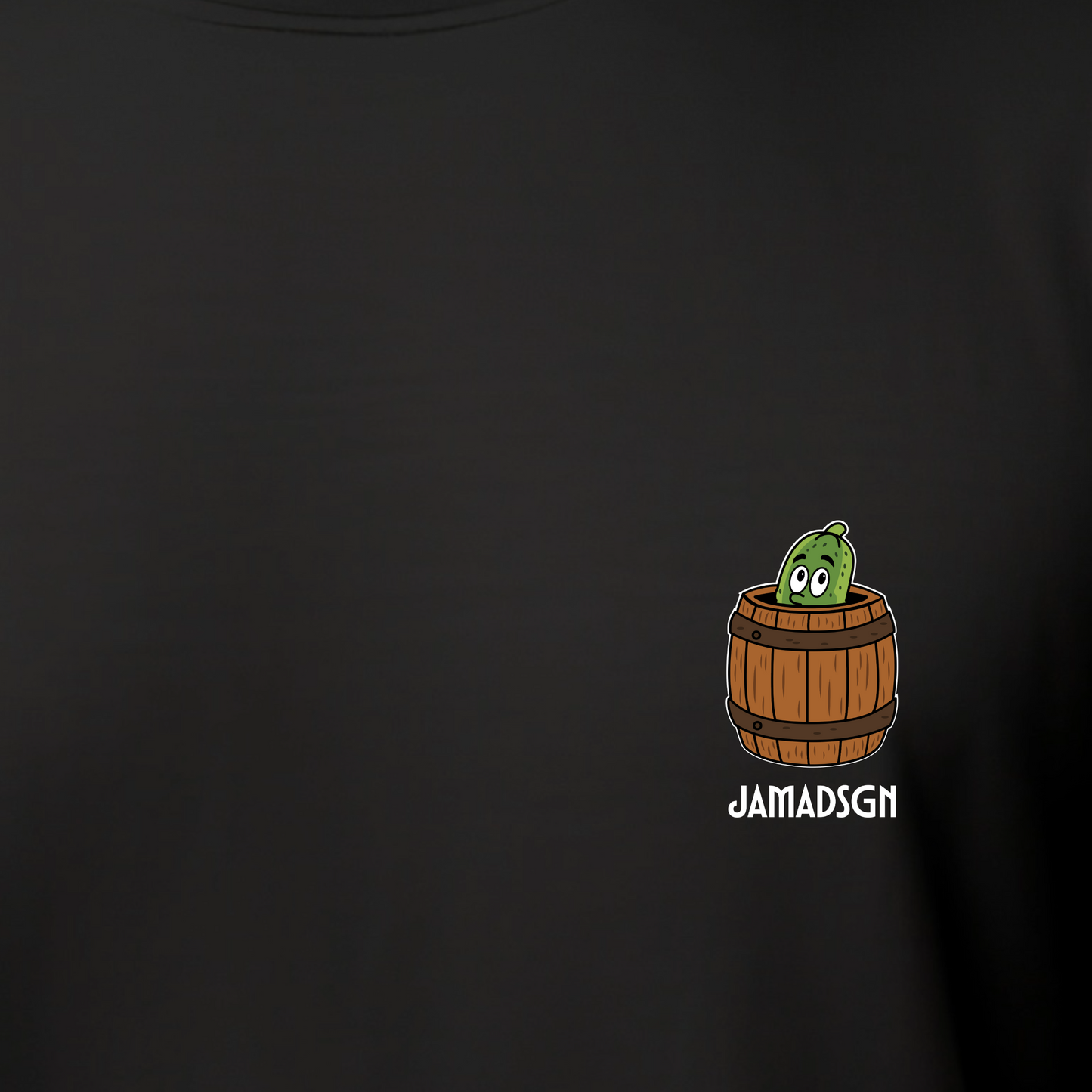 „Gurke im Fass“ T‑Shirt