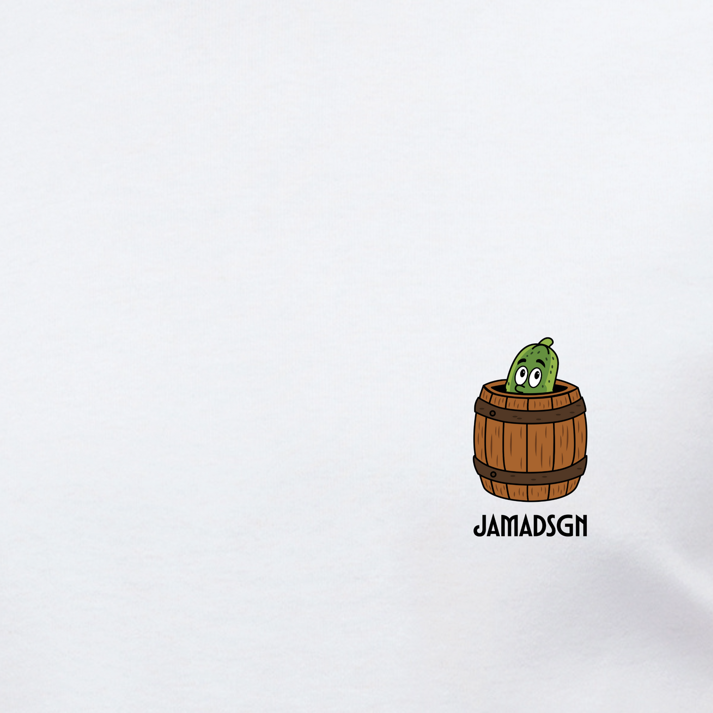 „Gurke im Fass“ T‑Shirt