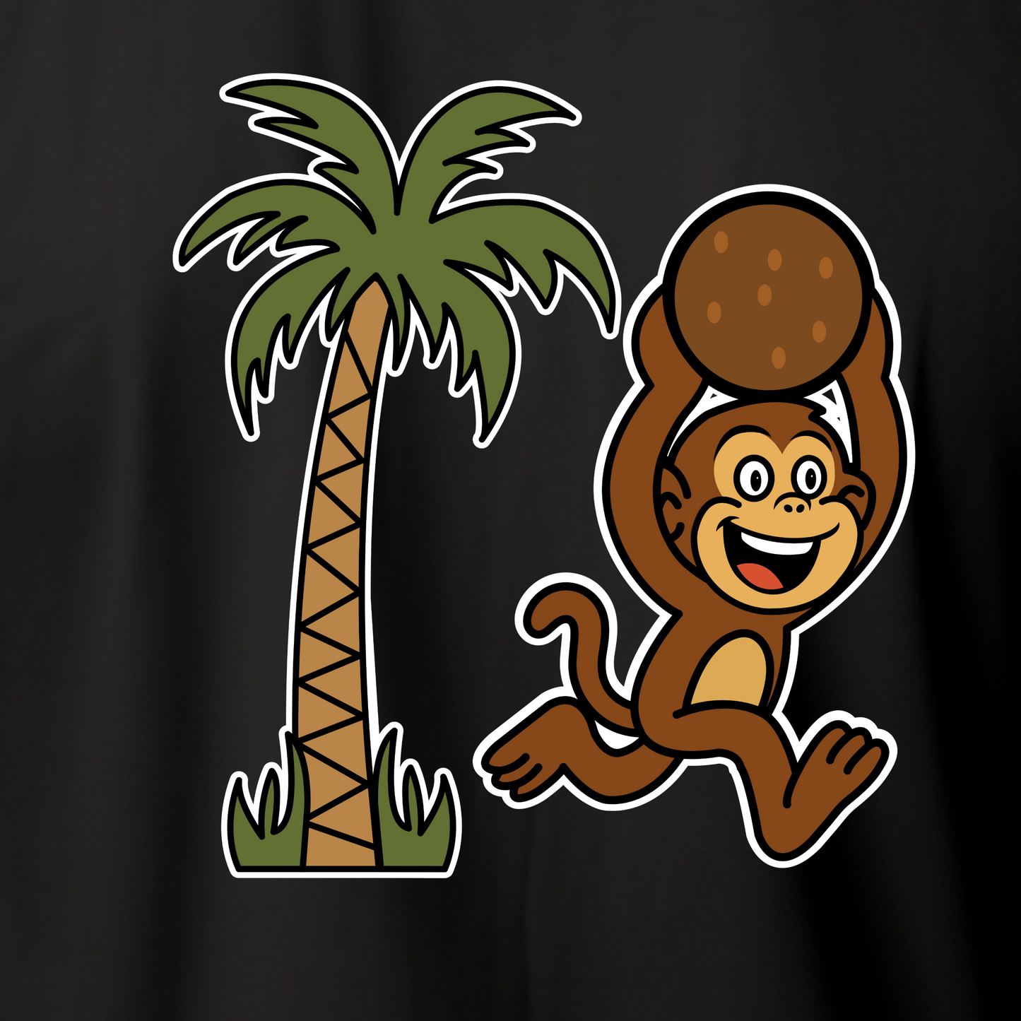 „Kokosnuss-Räuber“ T‑Shirt