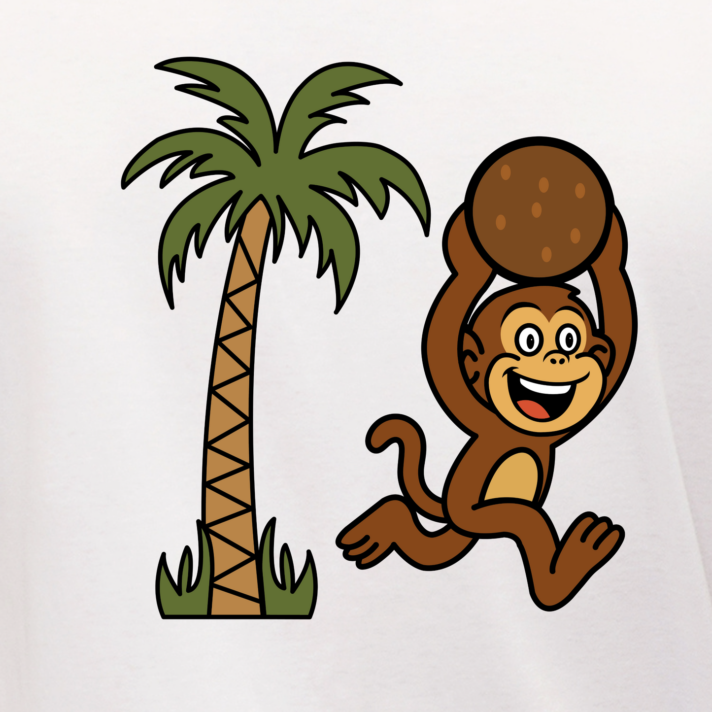 „Kokosnuss-Räuber“ T‑Shirt