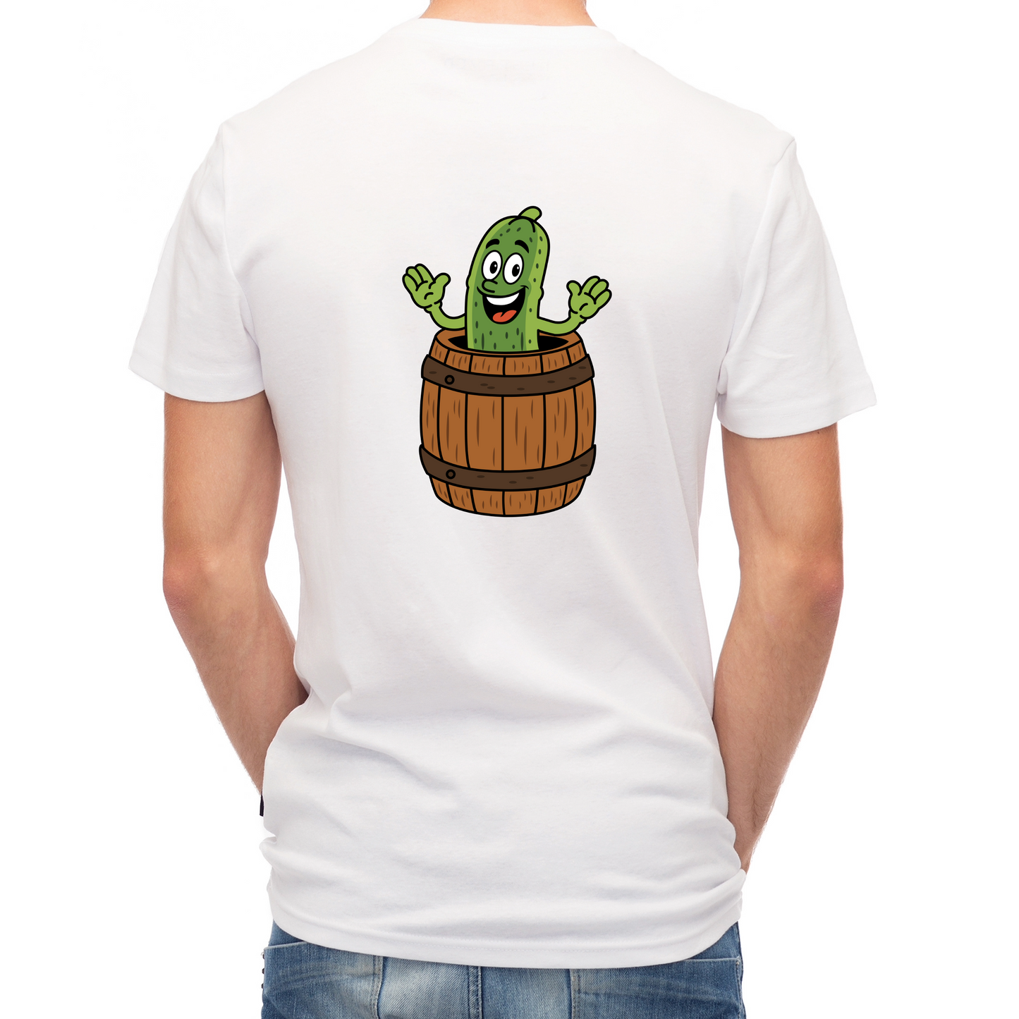 „Gurke im Fass“ T‑Shirt
